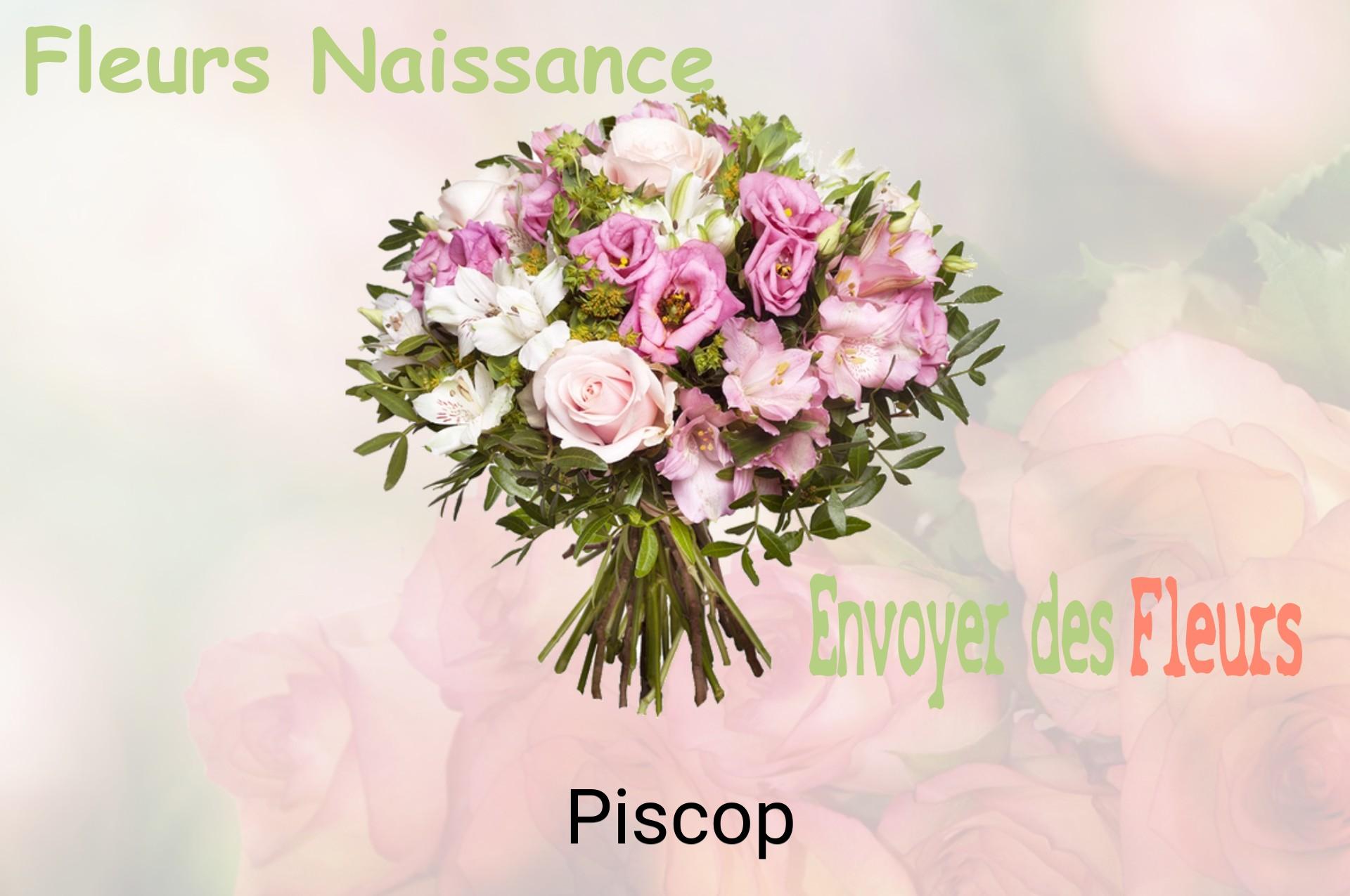Bouquet de fleurs de naissance livré à Piscop